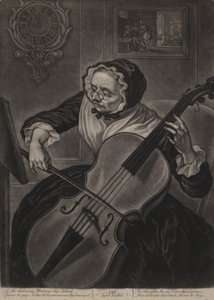 The Aged Trifler, c.1750 by English School
