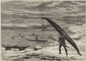 The American Franklin Search Expedition by English School