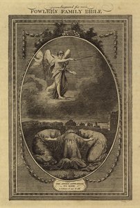 The Angel Appearing to David by English School