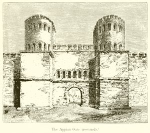 The Appian Gate (Restored) by English School