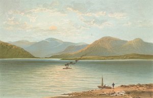 The Ardgower Mountains from Ballachulish by English School