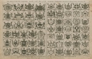 The Arms of the City Companies by English School