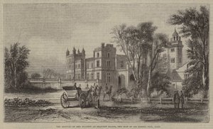 The Arrival of Her Majesty at Drayton Manor, the Seat of Sir Robert Peel, Baronet by English School