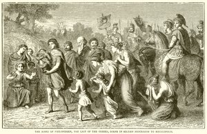 The Ashes of Philopoemen, the Last of the Greeks, Borne in Solemn Procession to Megalopolis by English School