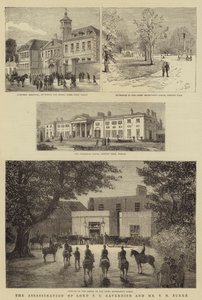 The Assassination of Lord F C Cavendish and Mr T H Burke by English School