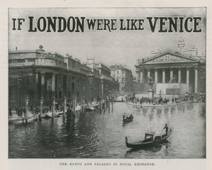 The Bank and Palace of Royal Exchange by English School