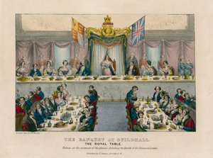 The Banquet at Guildhall by English School