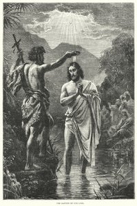The Baptism of Our Lord by English School