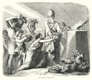 The Basket of Firstfruits by English School