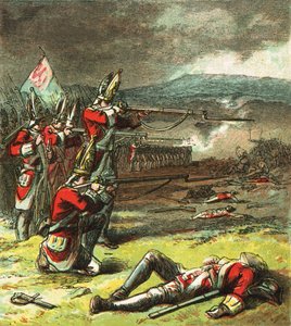 The Battle of Culloden by English School