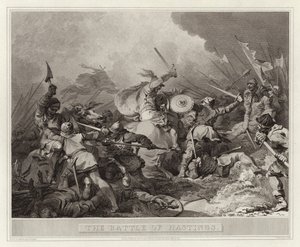 The Battle of Hastings by English School