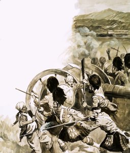 The Battle of Kandahar, fought on 1 September 1880 by English School
