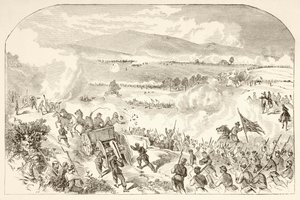 The Battle of Malvern Hill by English School