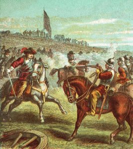 The Battle of Naseby by English School