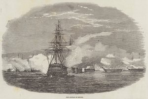 The Battle of Sinope by English School