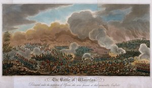 The Battle of Waterloo, 1815, 1817 by English School