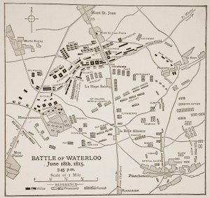 The Battle of Waterloo, June 18th, 1815