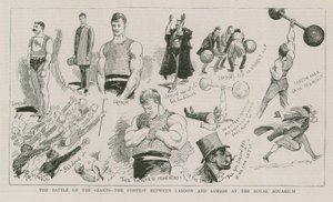 The Battle of the Giants by English School