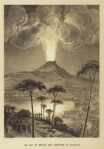 The Bay of Naples and eruption of Vesuvius