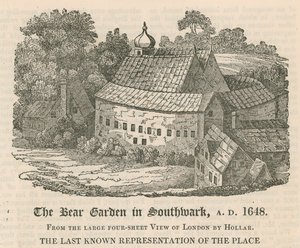 The Bear Garden in Southwark, AD 1648 by English School