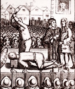 The Beheading of the Duke of Monmouth at Tower Hill, 15th July 1685 by English School