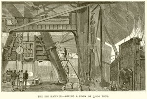 The Big Hammer--Giving a Blow of 3,000 Tons