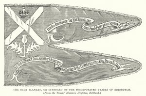 The Blue Blanket, or Standard of the Incorporated Trades of Edinburgh by English School