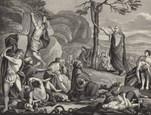 The Brazen Serpent by English School