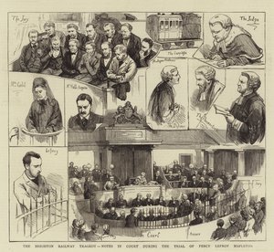 The Brighton Railway Tragedy, Notes in Court During the Trial of Percy Lefroy Mapleton by English School