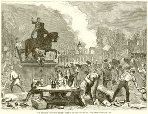 The Bristol Reform Riots-Scene on the Night of the 30th October, 1831