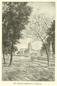 The British Residency, Lucknow by English School