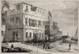 The British and American Consulates, Zanzibar by English School