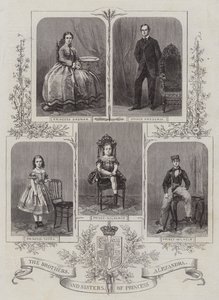 The Brothers, and Sisters of Princess Alexandra by English School