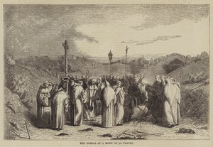 The Burial of a Monk of La Trappe by English School