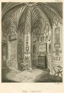 The Cabinet at Strawberry Hill, Twickenham, London by English School