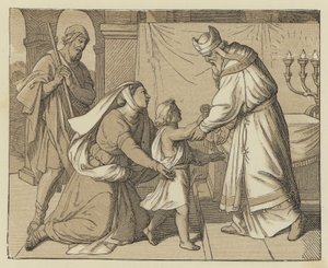 The Call of Samuel by English School