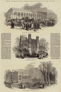 The Cambridge Chancellorship Election (engraving)