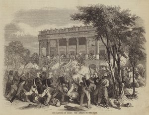 The Capture of Delhi, the Attack on the Bank by English School