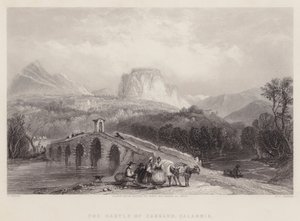 The Castle of Cassano, Calabria (engraving) by English School