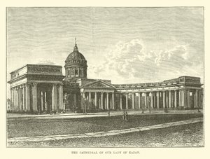 The Cathedral of Our Lady of Kazan by English School
