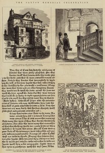 The Caxton Memorial Celebration (engraving) by English School