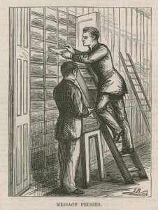 The Central Post Office Telegraph Establishment: Message Presses by English School