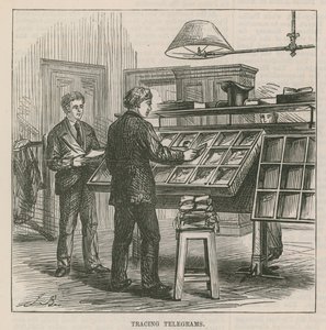 The Central Post Office Telegraph Establishment: Tracing Telegrams by English School