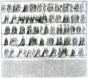 The Ceremony of the Marriage of Princess Royal with the Prince of Orange, 1734 by English School