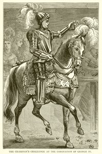 The Champions Challenge at the Coronation of George IV by English School