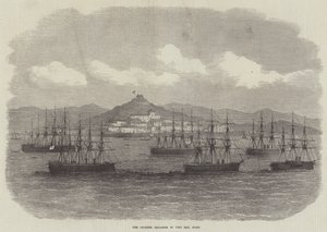 The Channel Squadron in Vigo Bay, Spain