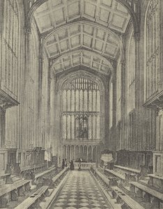 The Chapel, looking East, 1844 by English School