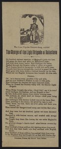 The Charge of the Light Brigade at Balaclava by English School