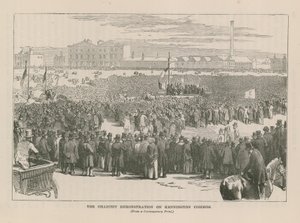 The Chartist Demonstration on Kennington Common by English School