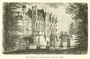 The Chateau of Chenonceaux, Loir et Cher by English School